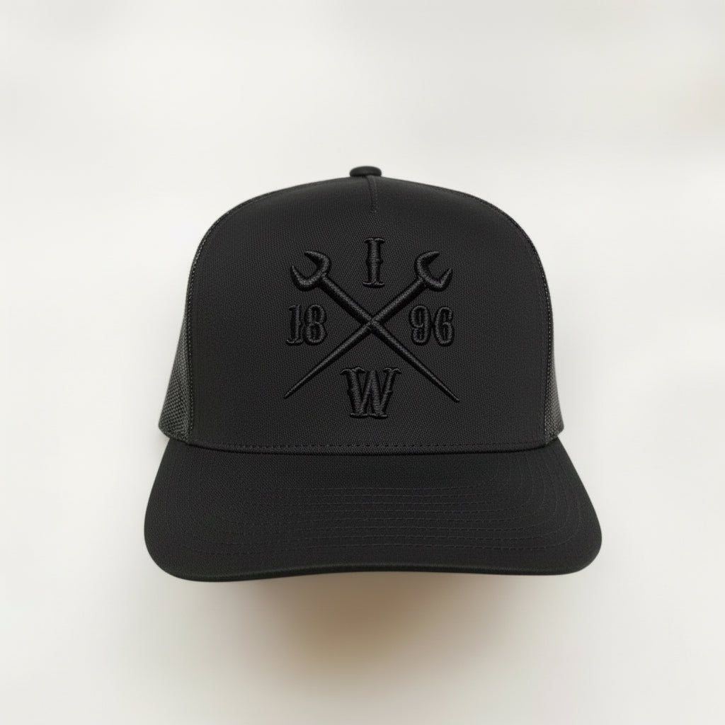 1896-Black On Black Cap