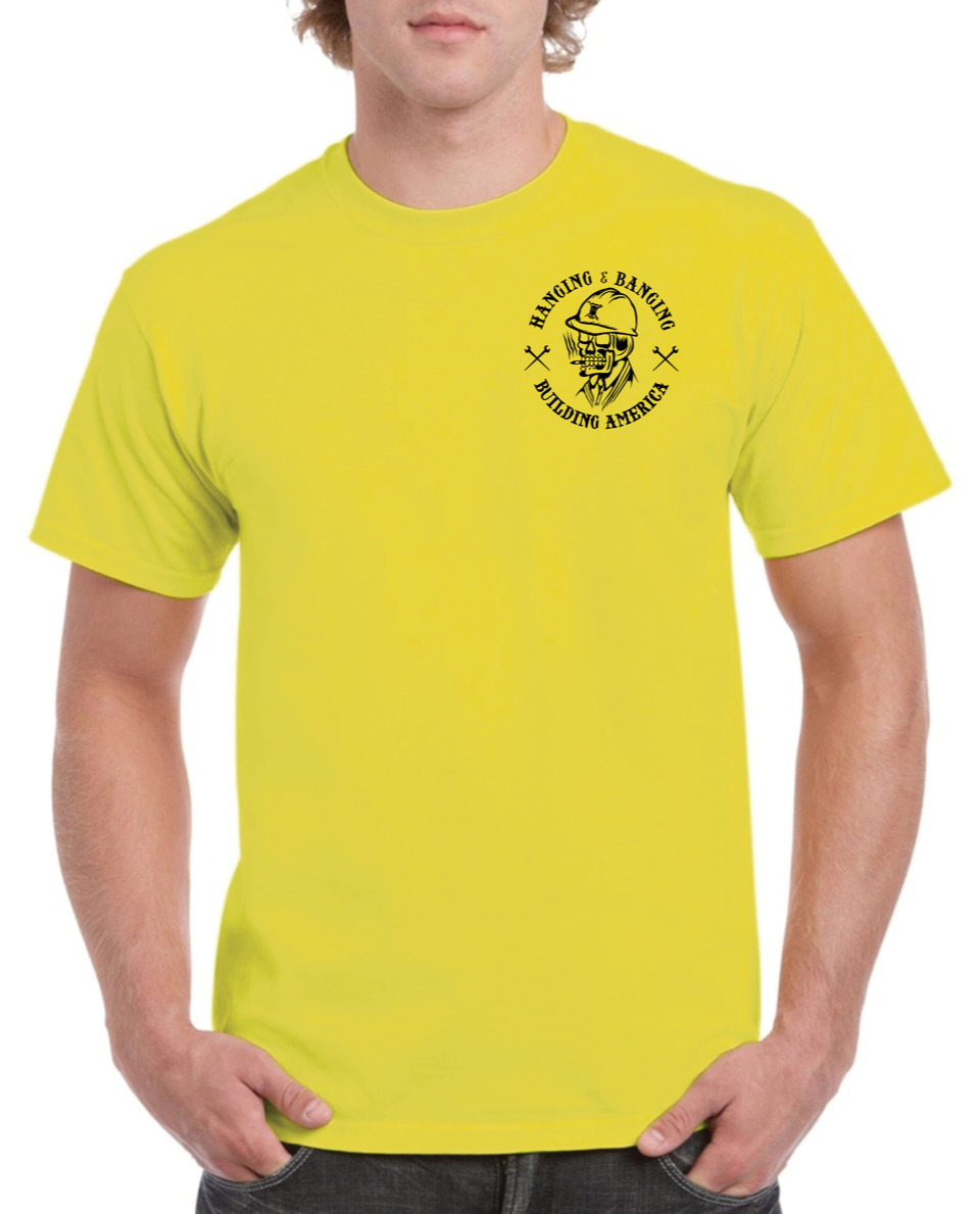 Ironworker Skull Stogie - High Visibility Short Sleeve