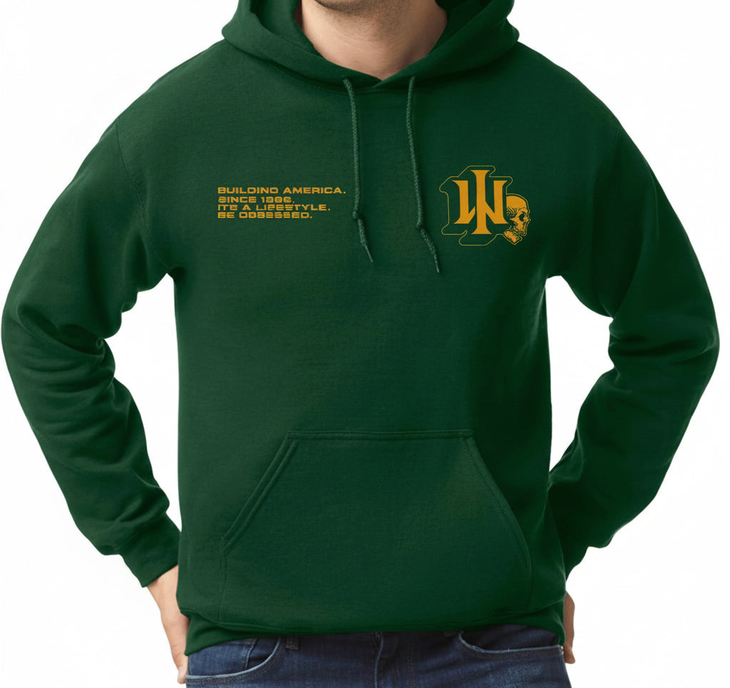 It's a Lifestyle - Forest Green Ironworker Hoodie