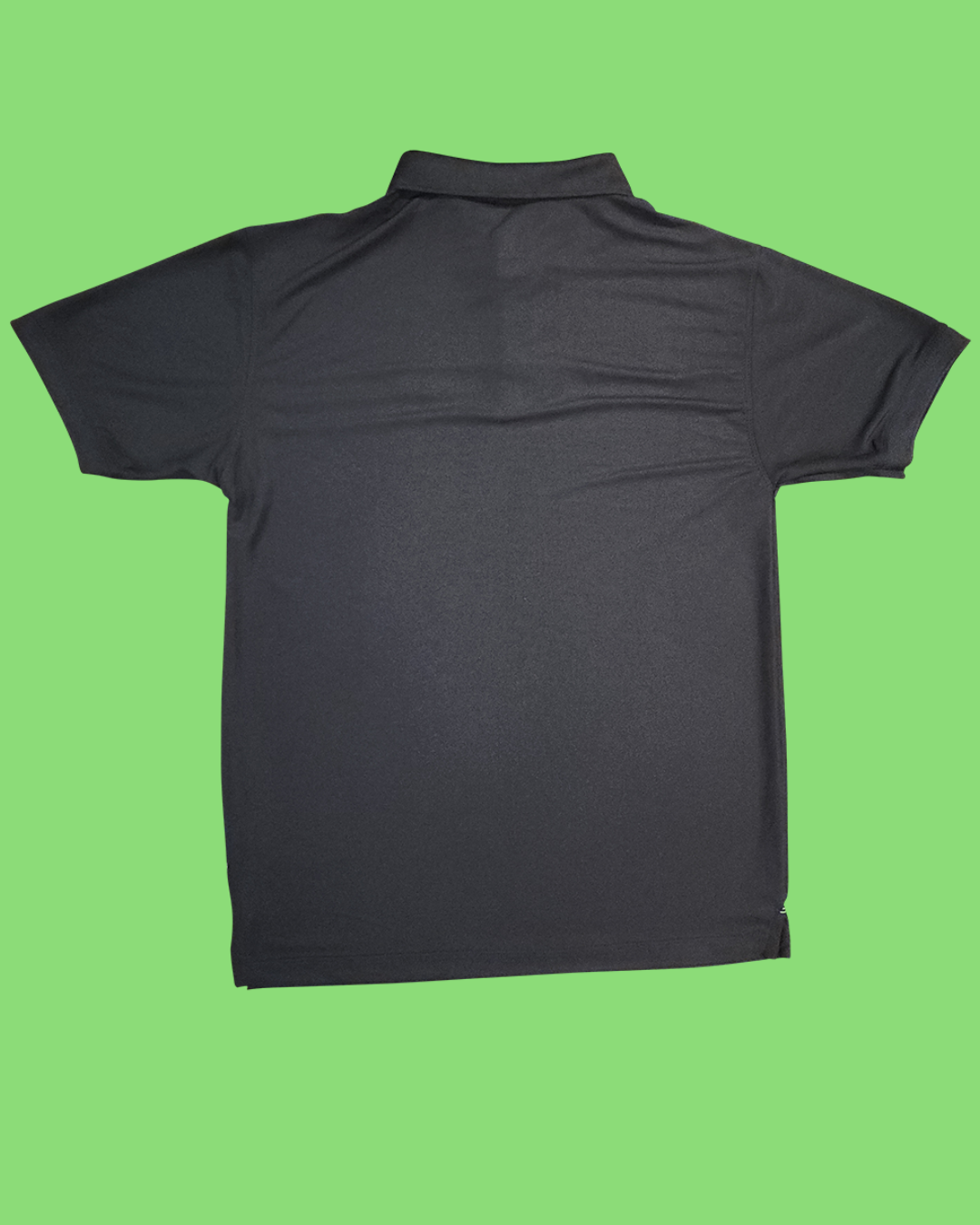 Embroidered Ironworker Black Polo