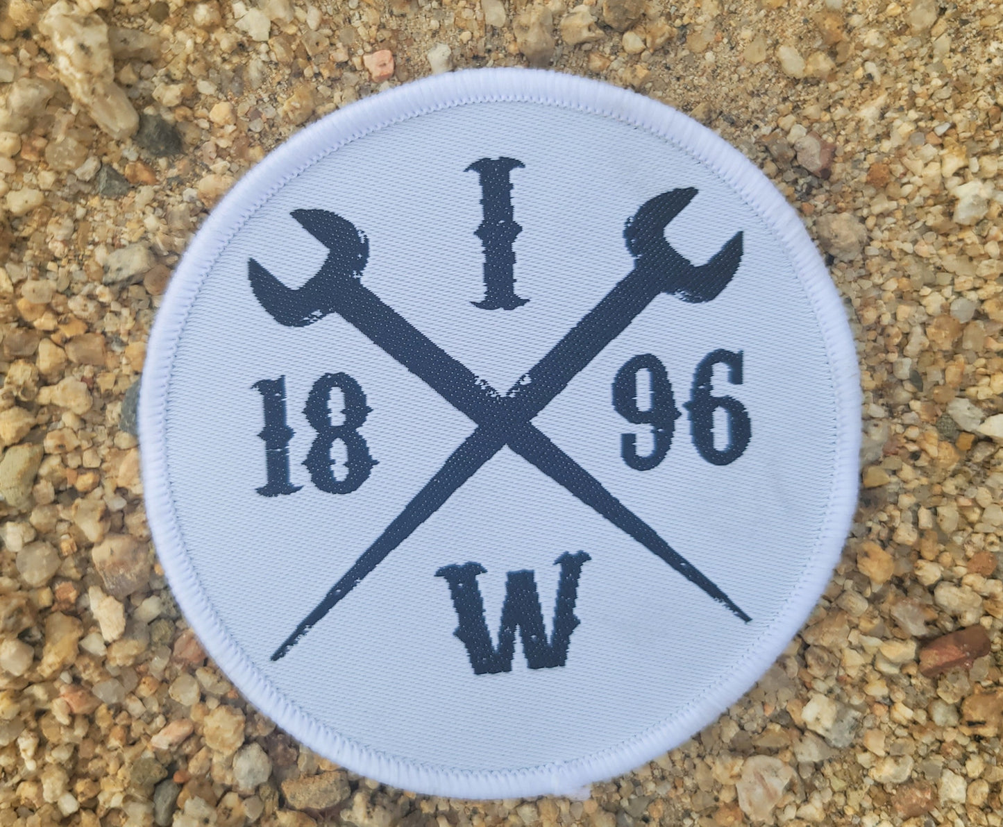 1896-Ironworker Iron-On Patch