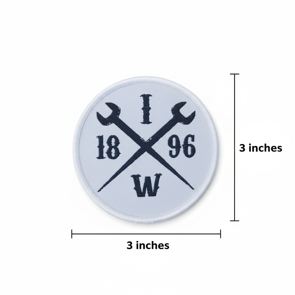 1896-Ironworker Iron-On Patch