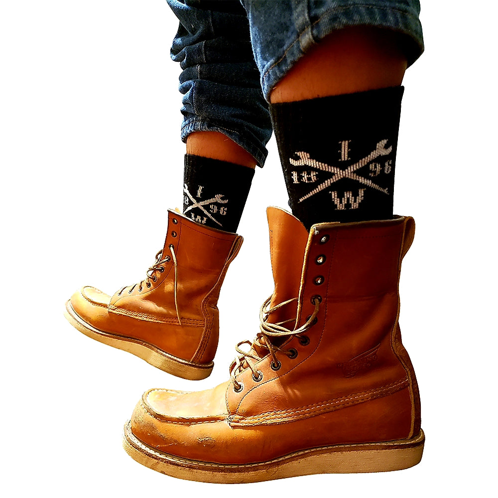 Black - 1896 Socks (1 Pair)