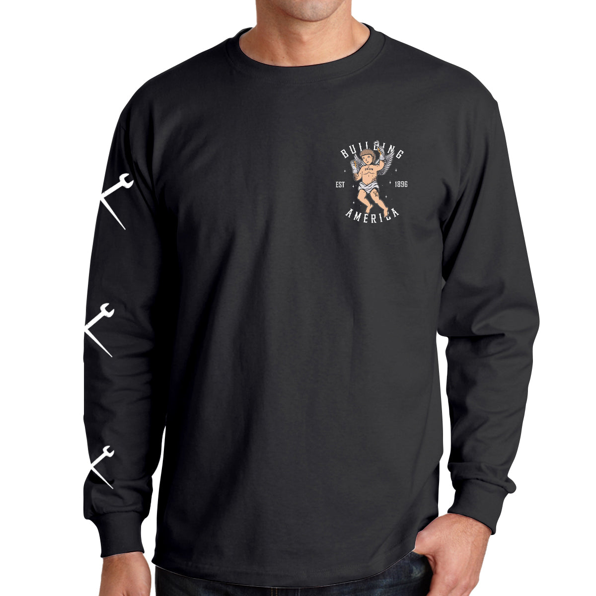 Iron Angel - Black Long Sleeve
