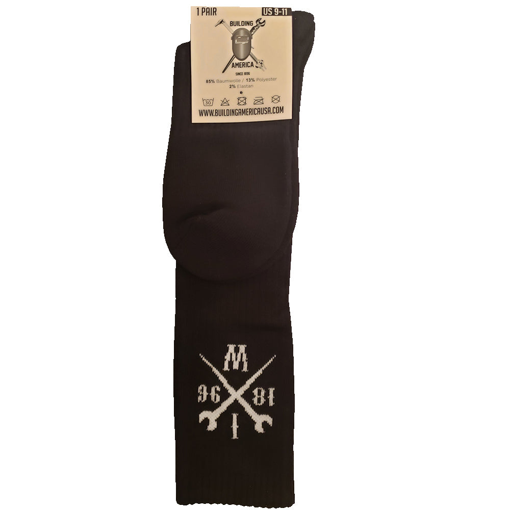 Black - 1896 Socks (1 Pair)