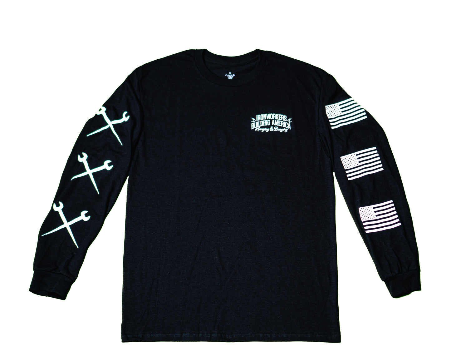 Hanging & Banging Black Ironworker Long SLeeve