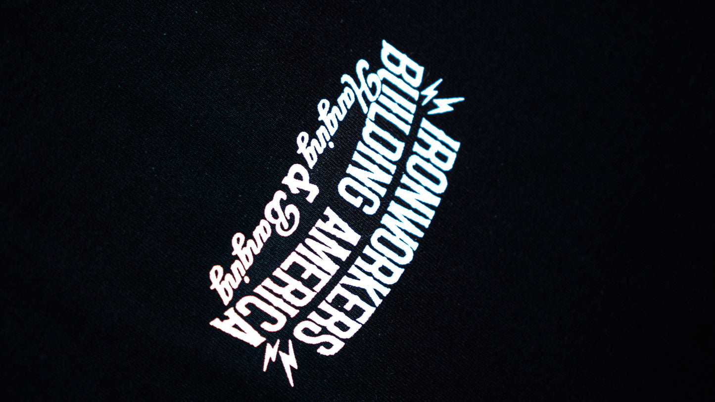 Hanging & Banging Black Ironworker Long SLeeve
