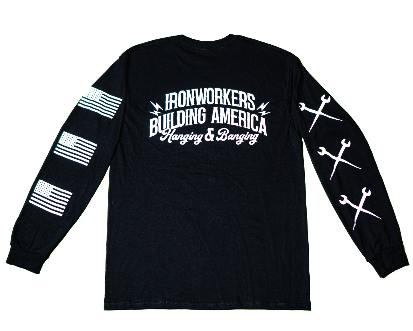 Hanging & Banging Black Ironworker Long SLeeve