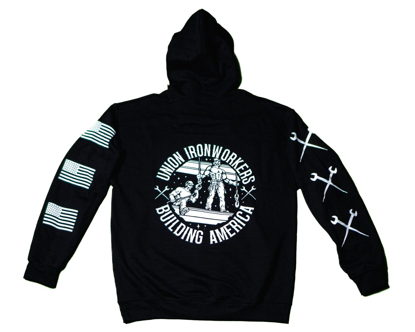 Choker On The Hook-Black Ironworker Hoodie