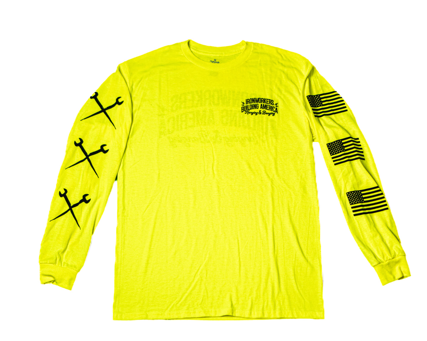 High Vis Hanging & Banging Ironworker Long Sleeve