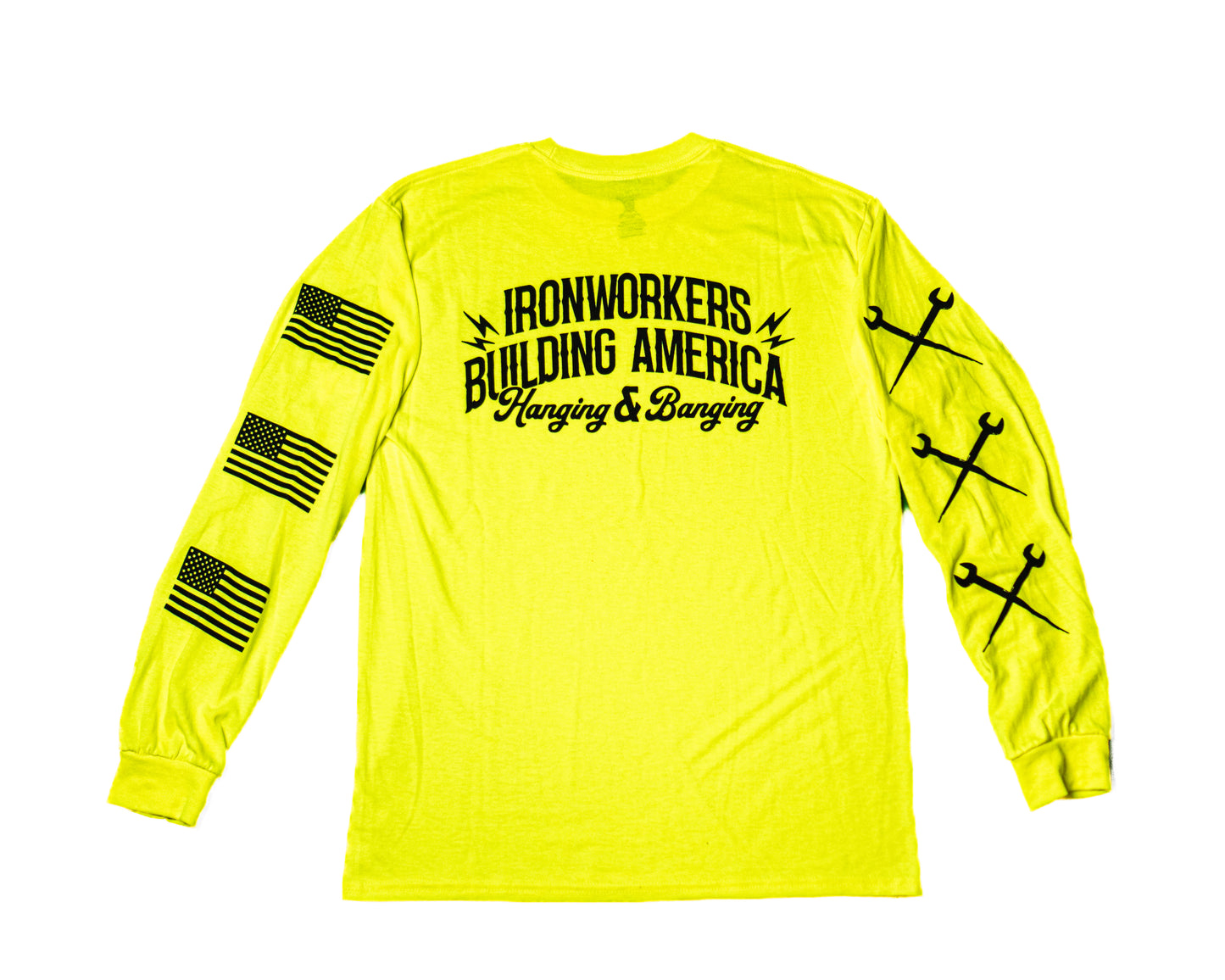 High Vis Hanging & Banging Ironworker Long Sleeve