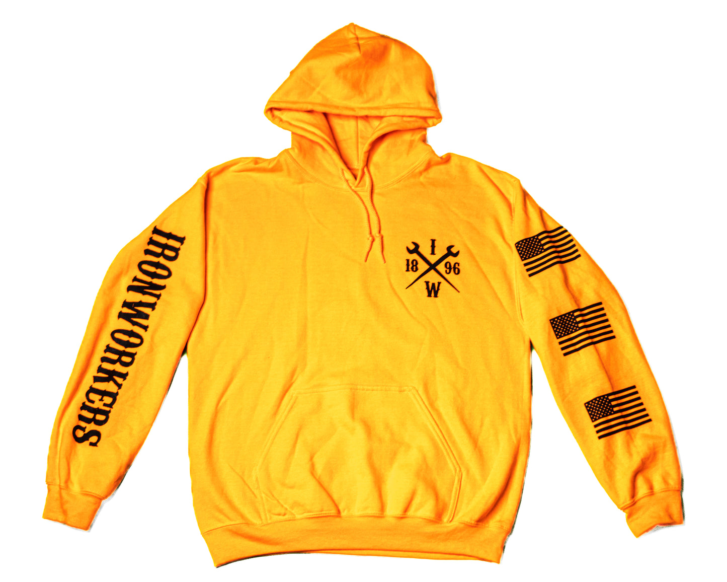 1896 - Orange High Visibility Hoodie