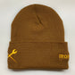 IW Skull - Caramel - Ironworker Cuffed Beanie