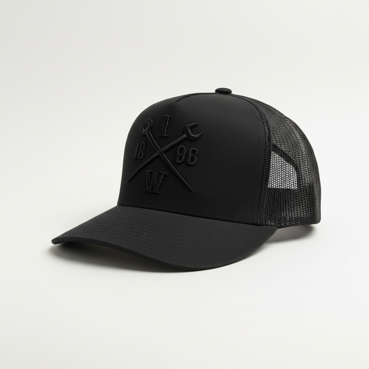 1896-Black On Black Cap