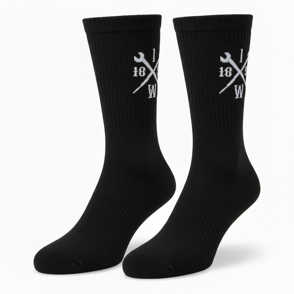 Black - 1896 Socks (1 Pair)