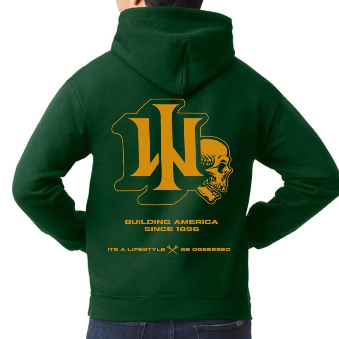 It's a Lifestyle - Forest Green Ironworker Hoodie