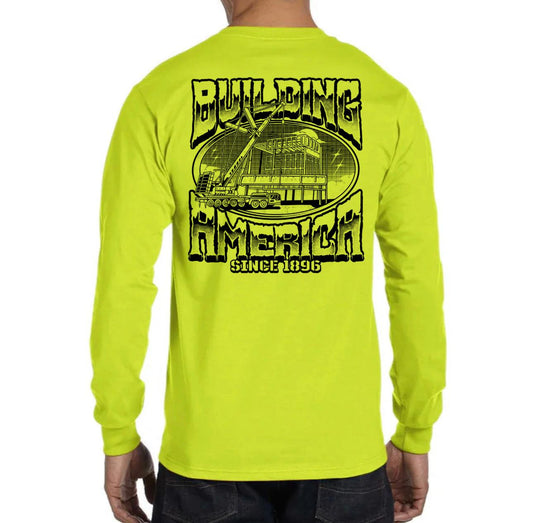 Graffiti Crane - High Vis Ironworker Long Sleeve