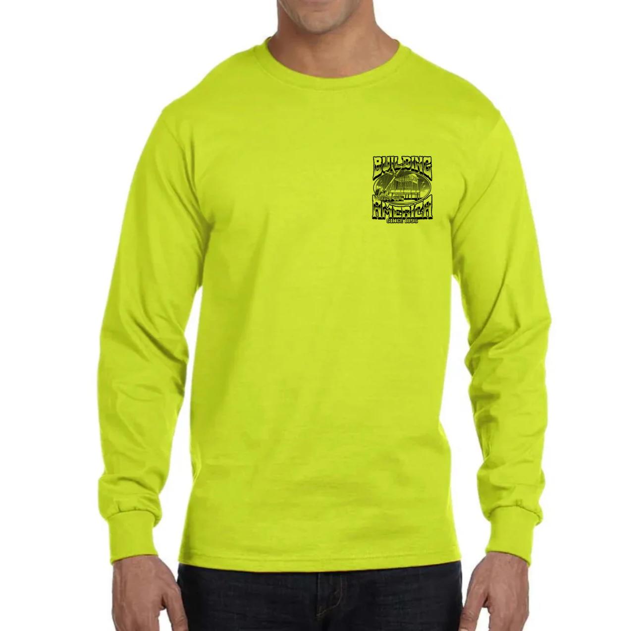 Graffiti Crane - High Vis Ironworker Long Sleeve