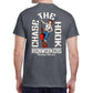 Chase The Hook - Charcoal Ironworker Short Sleeve