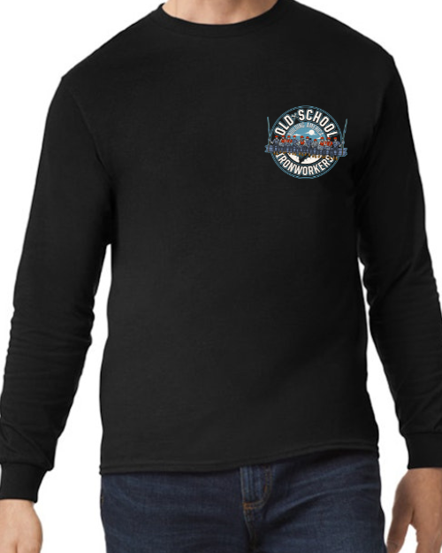 Old School Ironworkers -  Black Long Sleeve