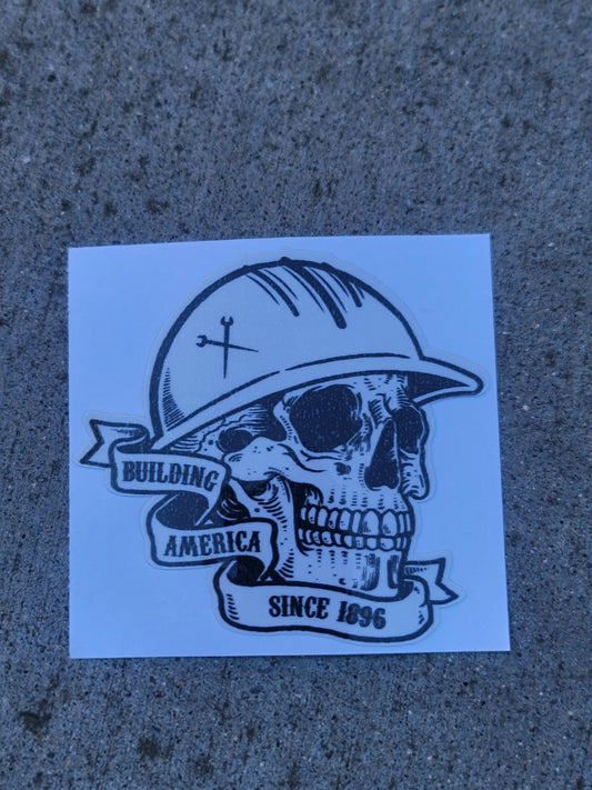 Spuds On The Dome Ironworker Sticker
