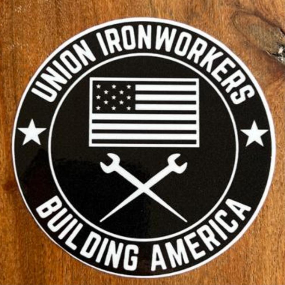 Union Ironworker Sticker