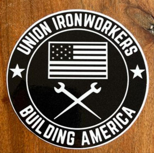 Union Ironworker Sticker