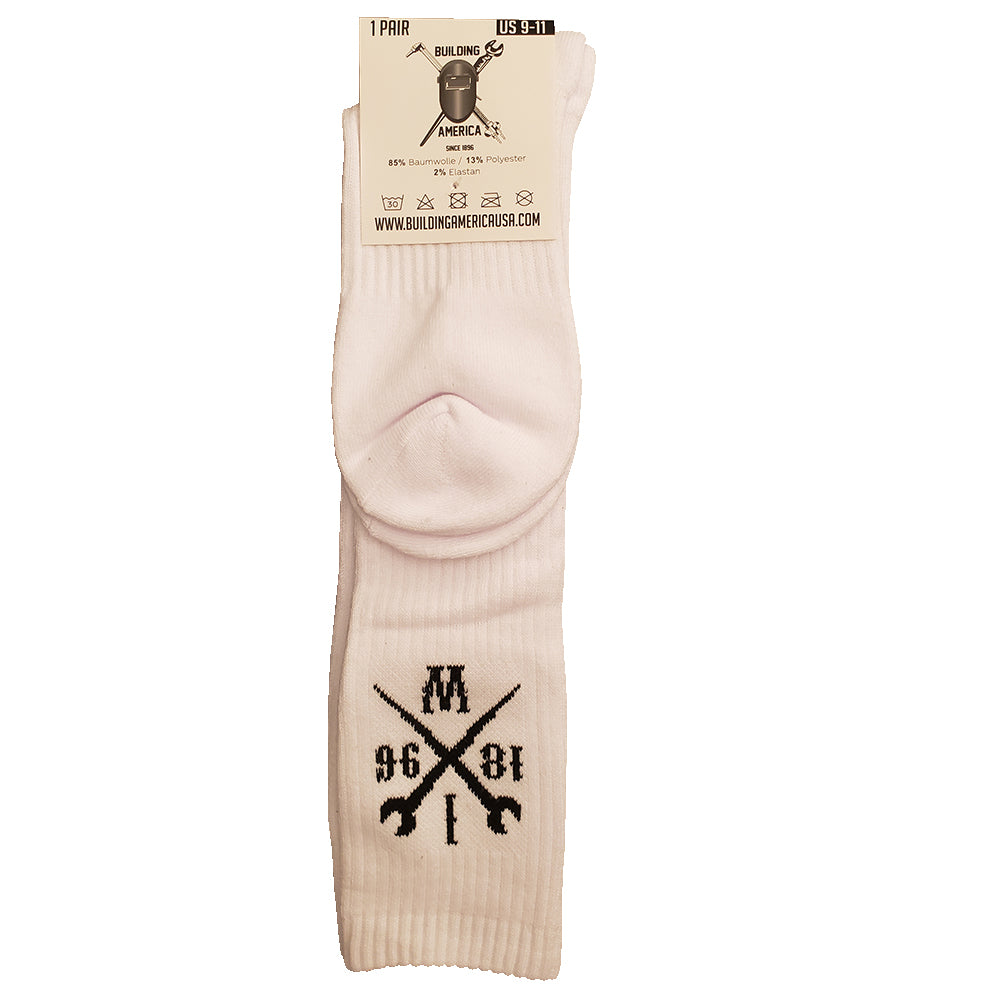 White - 1896 socks (1pair)