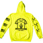 Ironworker Skull Crane - High Vis Yellow Hoodie