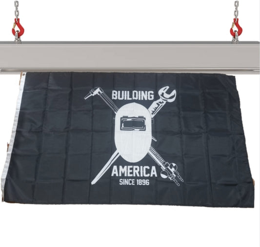 Building America Ironworker 3'x5' Flag