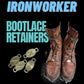 Ironworker - Gold Bootlace Retainers (1 Pair)