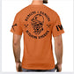 Ironworker Skull Stogie - Orange Short Sleeve