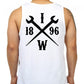 1896-White Ironworker Tank Top
